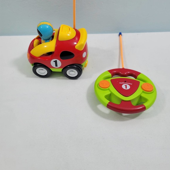 Remote Control 4" Toddler Car With Music & Lights Works Great 113022-3clo1 - Picture 4 of 5
